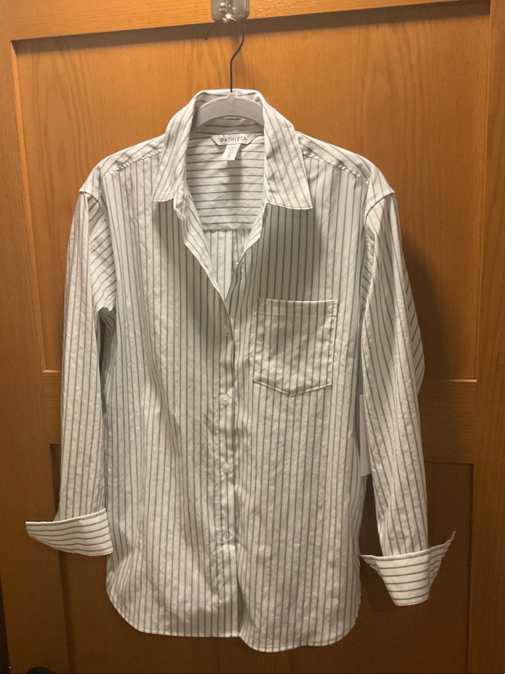 Athlete striped shirt